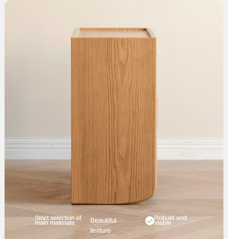 Oak Solid Wood Wall-Mounted Sideboard