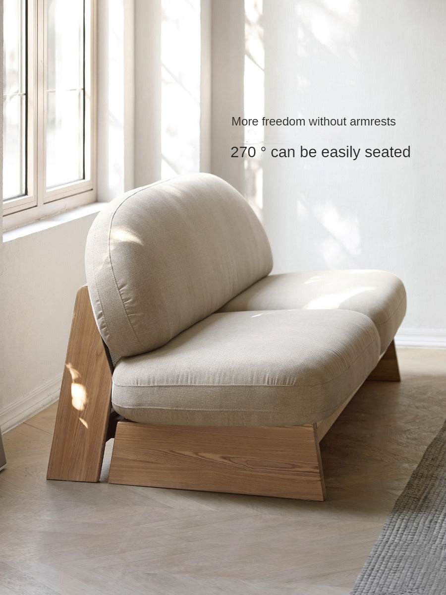 Ash Solid Wood Japanese Sofa.