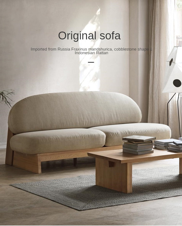 Ash Solid Wood Japanese Sofa.