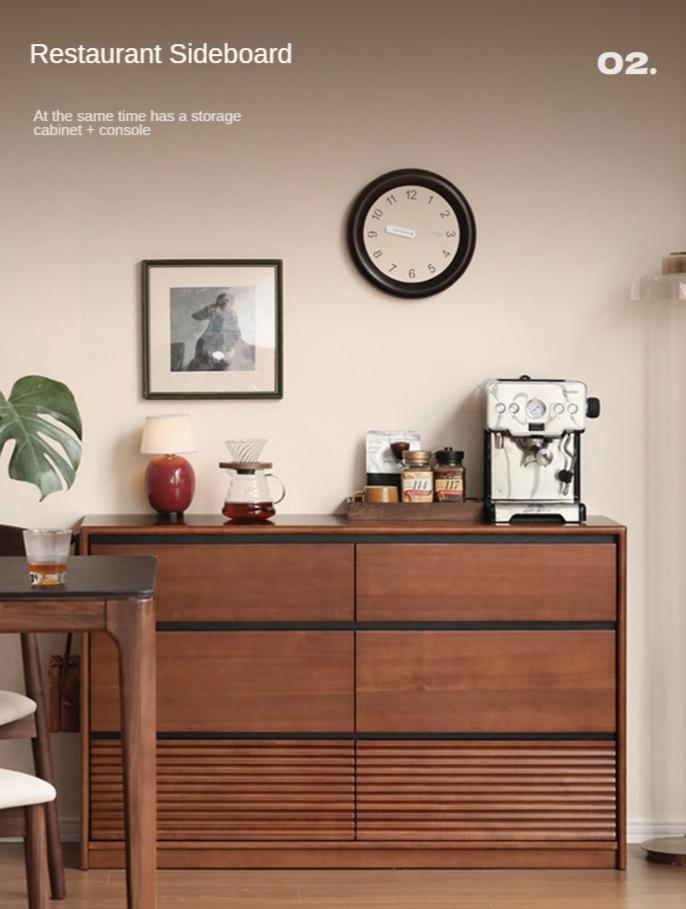 Tulipwood, Poplar Solid Wood Retro Style Drawers