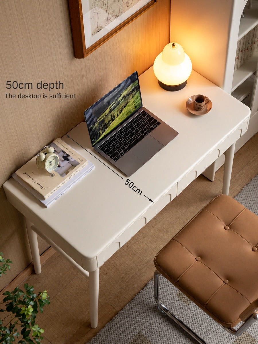 Solid Rubberwood French Cream Style Dressing Table.