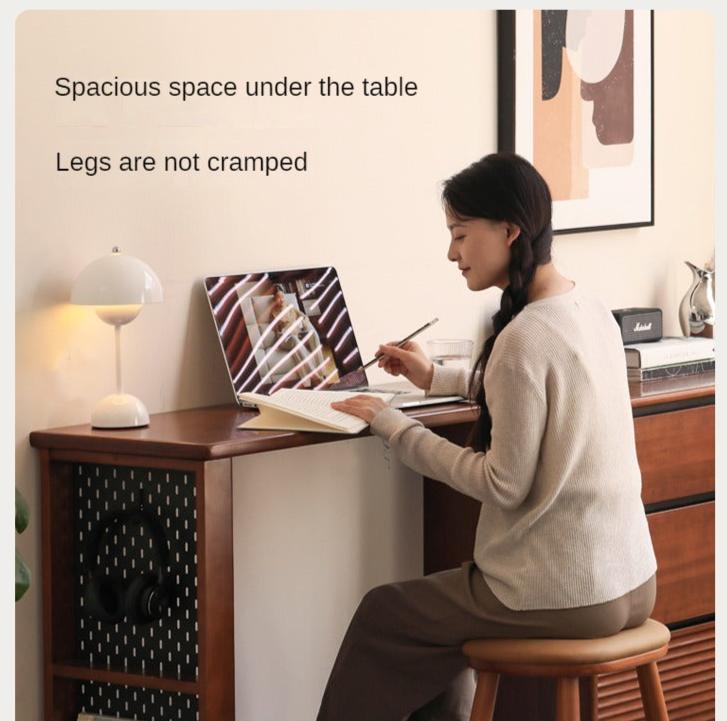 Poplar Solid Wood Dressing Table Cabinet Perforated Board.