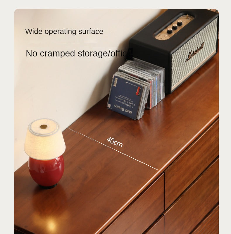 Poplar Solid Wood Dressing Table Cabinet Perforated Board.