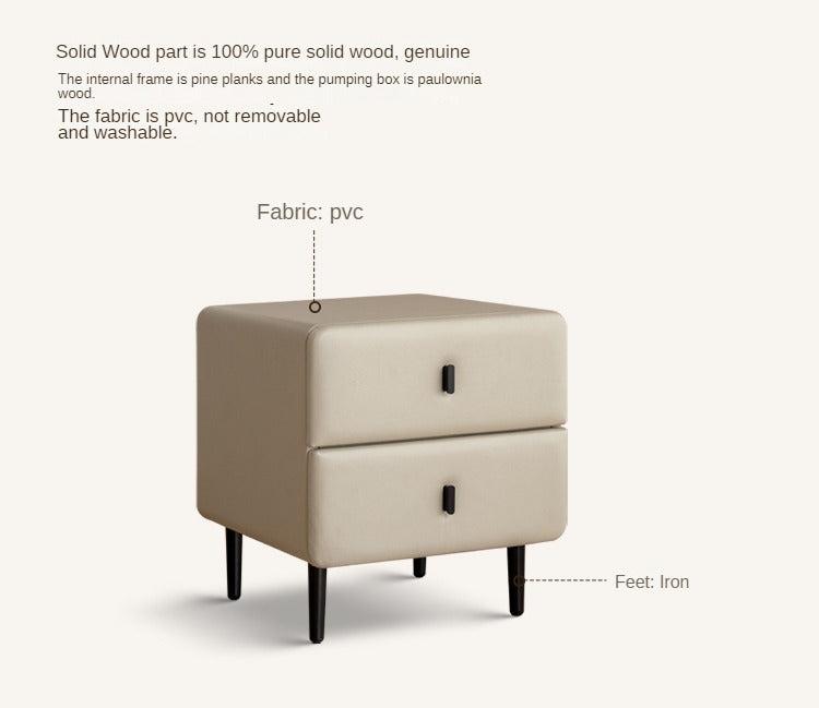 Soft Cream Style nightstand