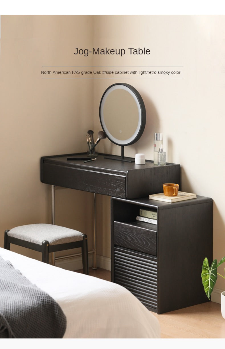 Oak Solid Wood Telescopic Dressing Table.