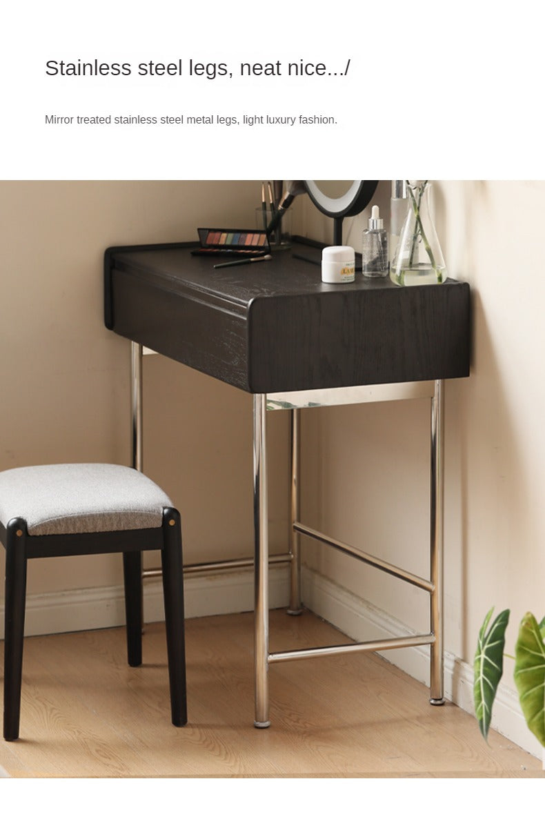 Oak Solid Wood Telescopic Dressing Table.