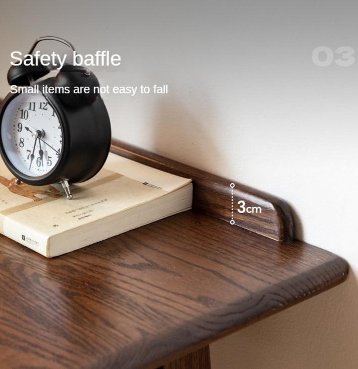 Oak Solid Wood Small Office Desk