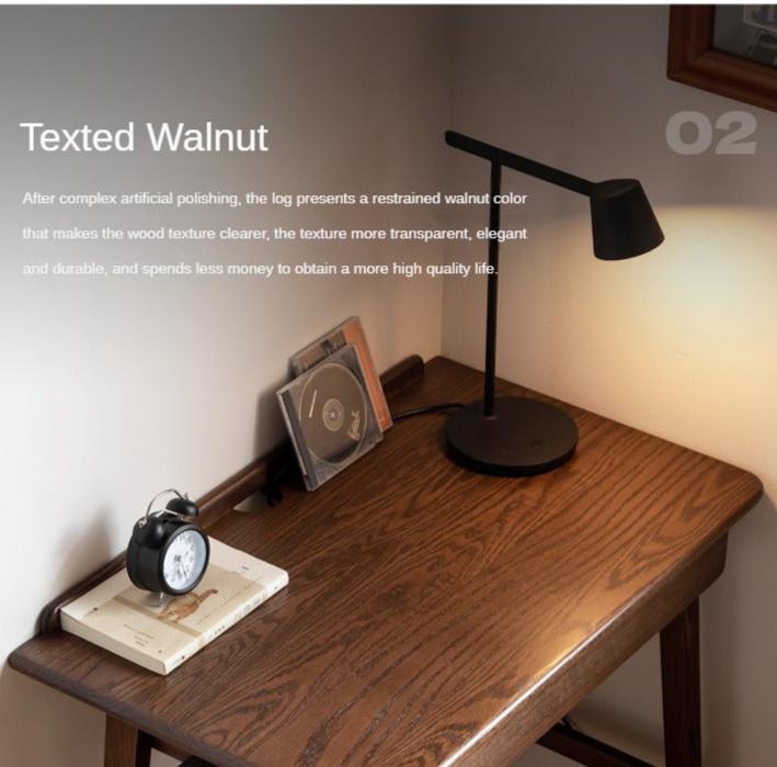 Oak Solid Wood Small Office Desk