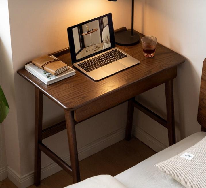 Oak Solid Wood Small Office Desk