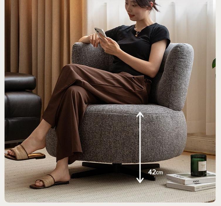 Fabric Modern Simple Single Seat Armchair.