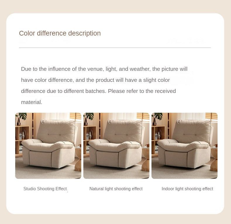 Fabric Recliner Chair Electric.