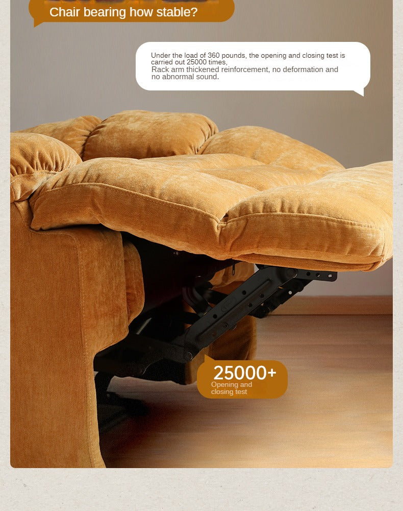 Fabric Lazy Chair Reclining Single