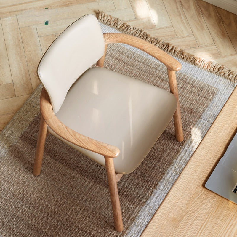 Oak Solid Wood Leisure Armchair