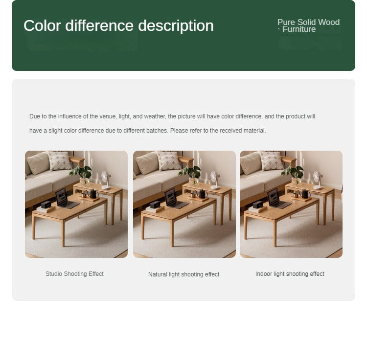 Oak Solid Wood Combination Tea Table