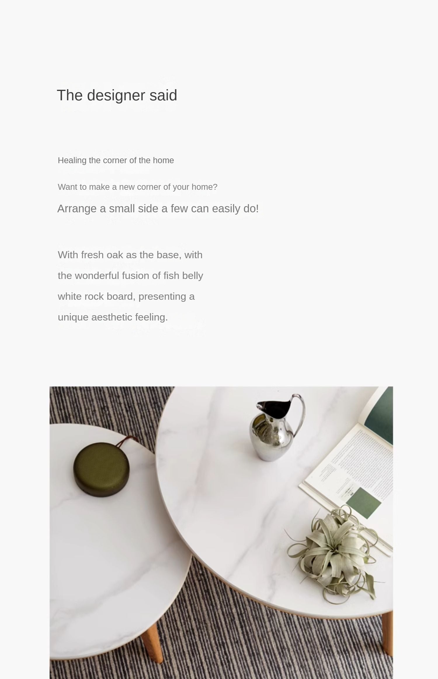 Oak, Black Walnut Solid Wood Coffee Table Slate Top