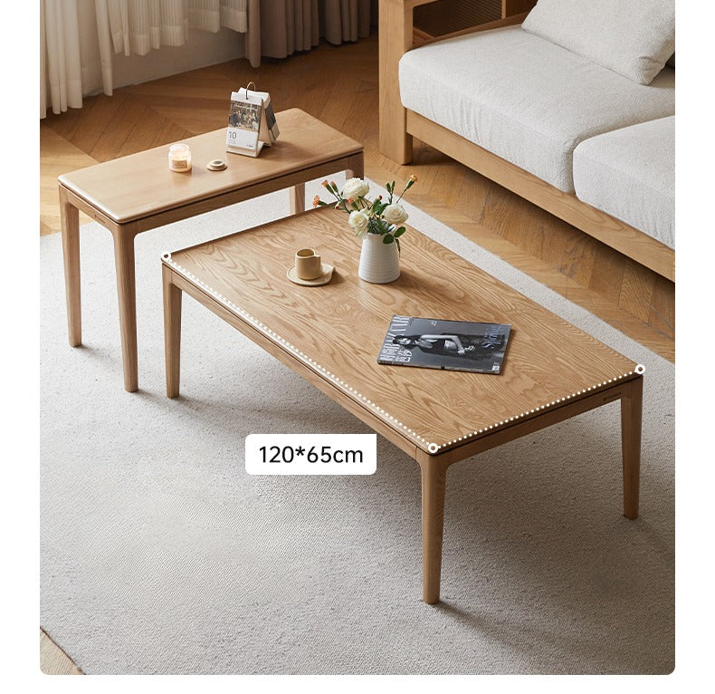 Red Oak, Ash Solid Wood Combination Coffee Table