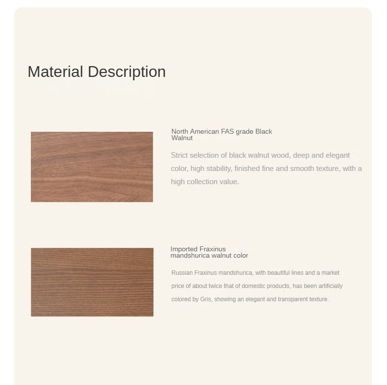 Black Walnut, Ash Bedside Storage Cabinet
