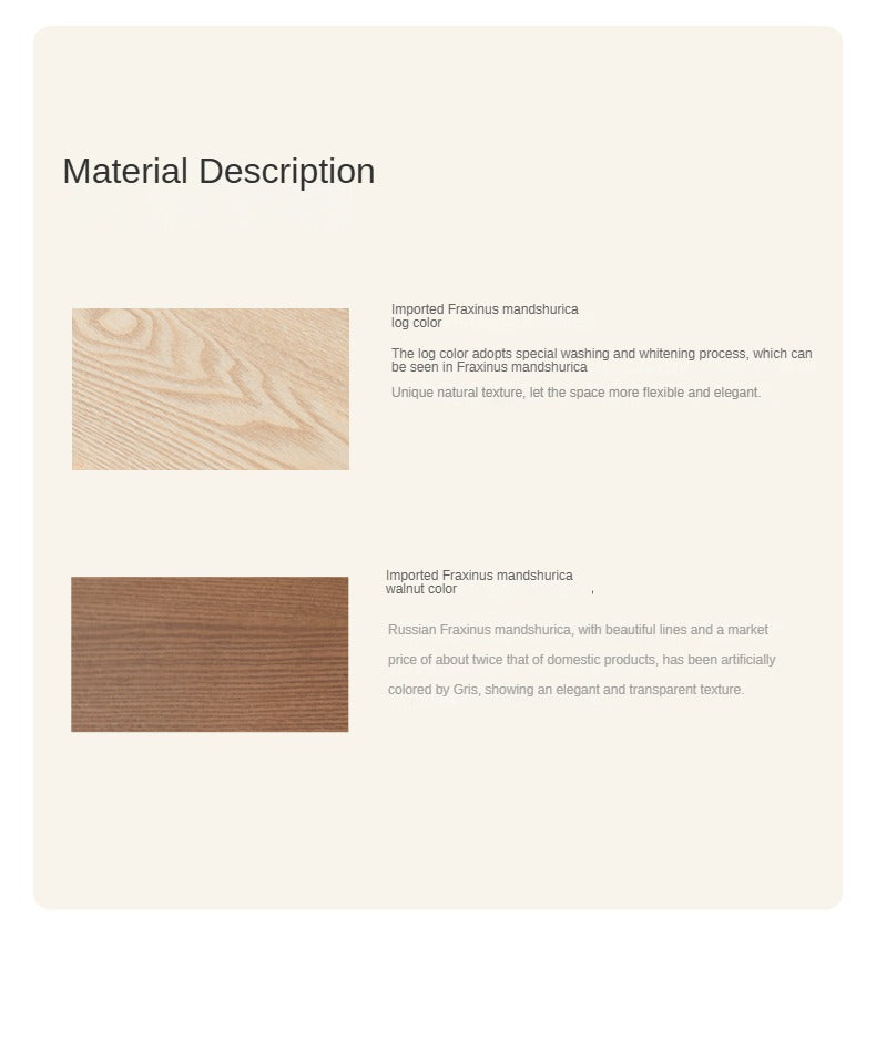 Ash Solid Wood Smart Modern Nightstand