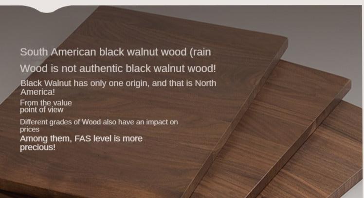 Black Walnut, Oak, Sandalwood Solid Wood Nightstand Socket, Lamp