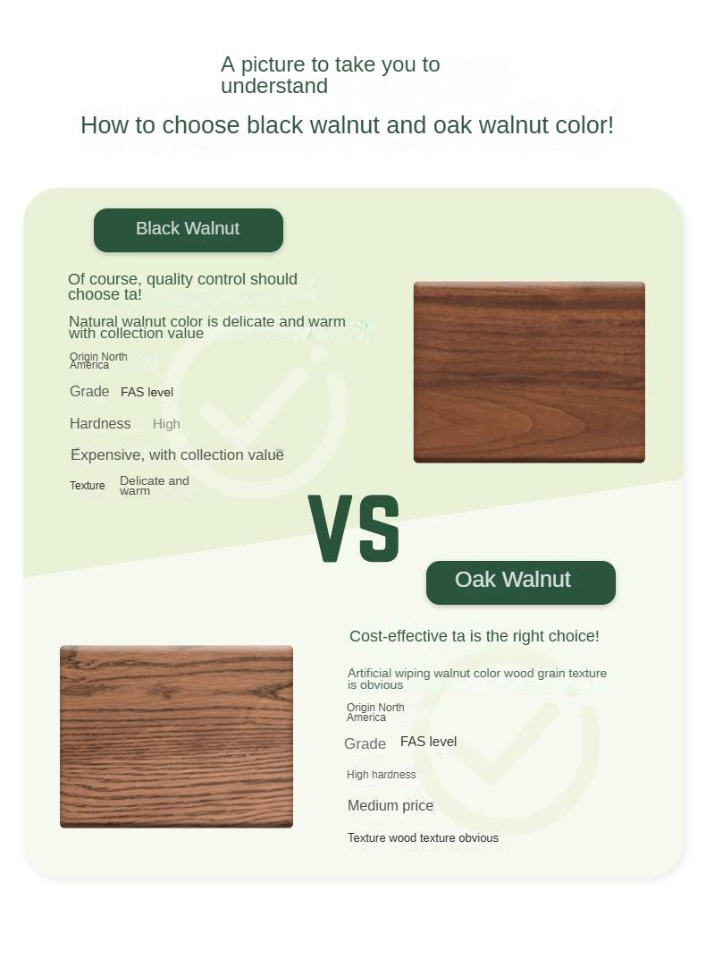 Black Walnut, Oak, Sandalwood Solid Wood Nightstand Socket, Lamp