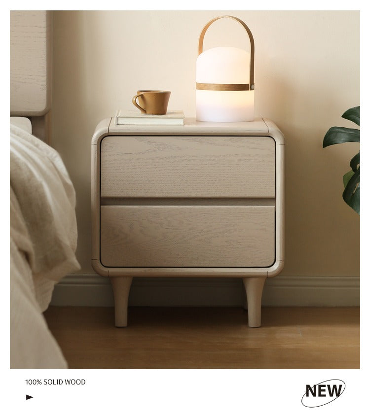 Tulipwood Solid Wood Nightstand Light Luxury.