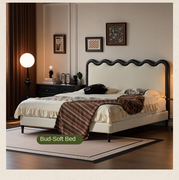 Black Walnut, Poplar Solid Wood American Retro Nightstand