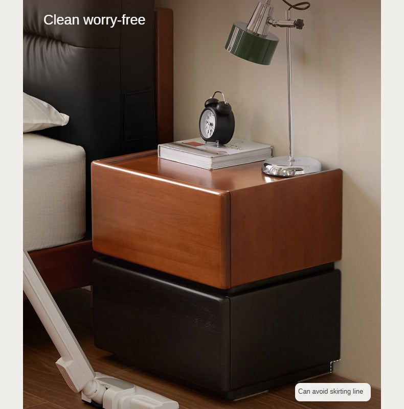 Oak, Poplar Solid Wood Nightstand