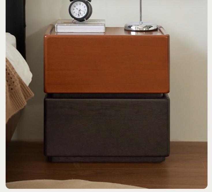Oak, Poplar Solid Wood Nightstand