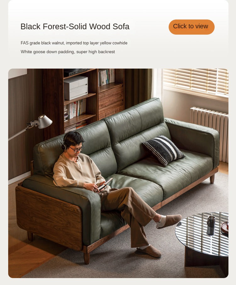 Poplar Solid Wood Rock Board Coffee Table