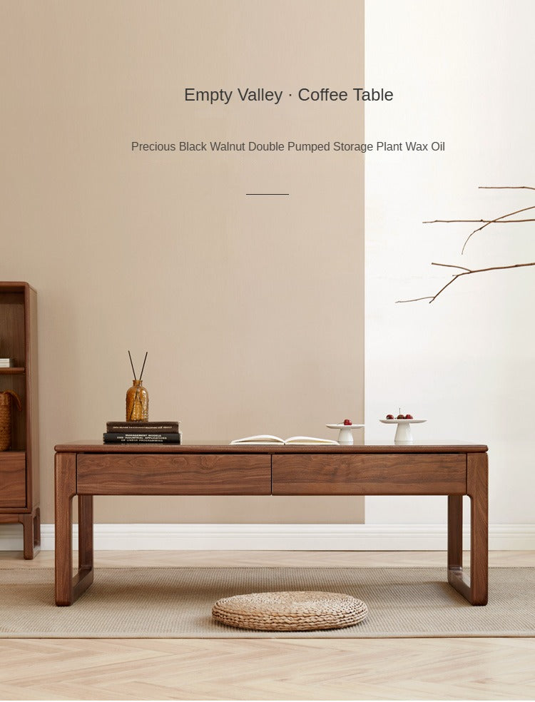 Ash, Black Walnut, Oak Solid Wood Coffee Table