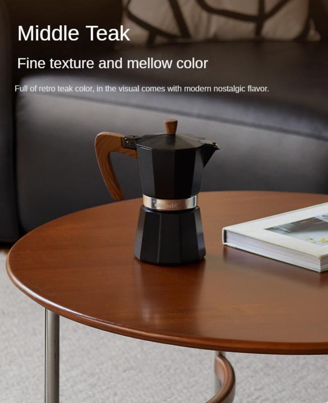 Poplar Solid Wood American Retro Coffee Table.