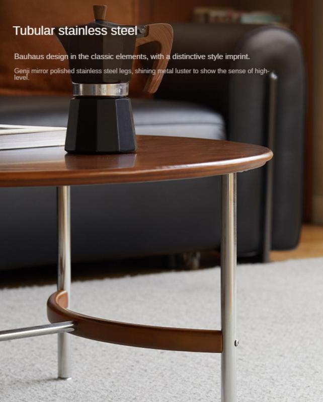 Poplar Solid Wood American Retro Coffee Table.