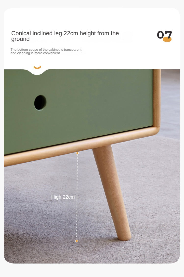 Beech Solid Wood Coffee Table Nordic Simple.