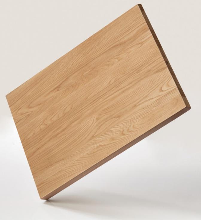 Oak Solid Wood Movable Square Lift Coffee Table