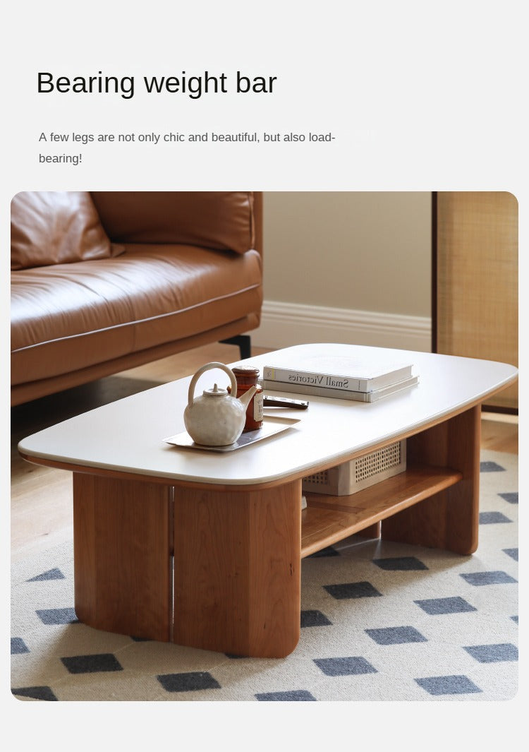 Black Walnut, Cherry Solid Wood Coffee Table