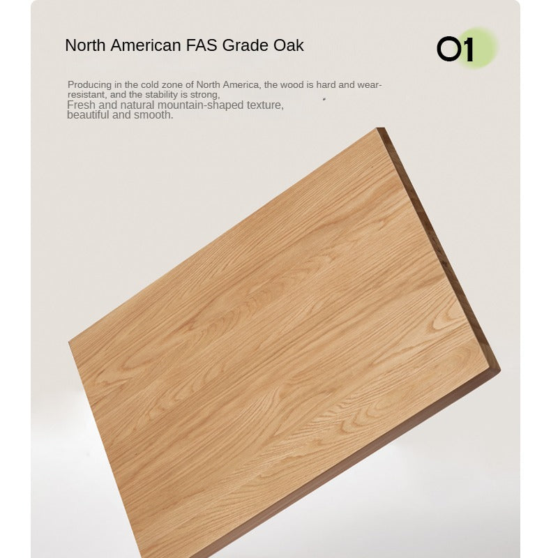 Oak, Beech Solid Wood Folding Mobile Coffee Table