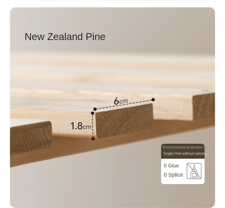 Black Walnut, Teak,Ash Solid Wood Bed Nordic Modern