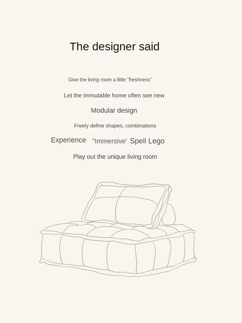 Free Combination Fabric Sofa Modern.