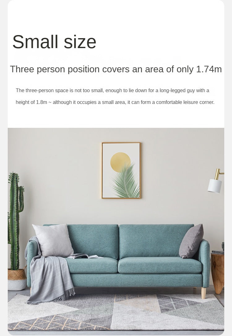 Fabric sofa simple modern.