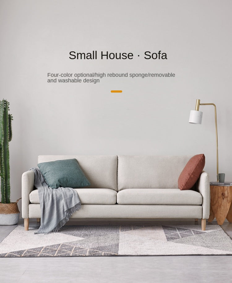 Fabric sofa simple modern.
