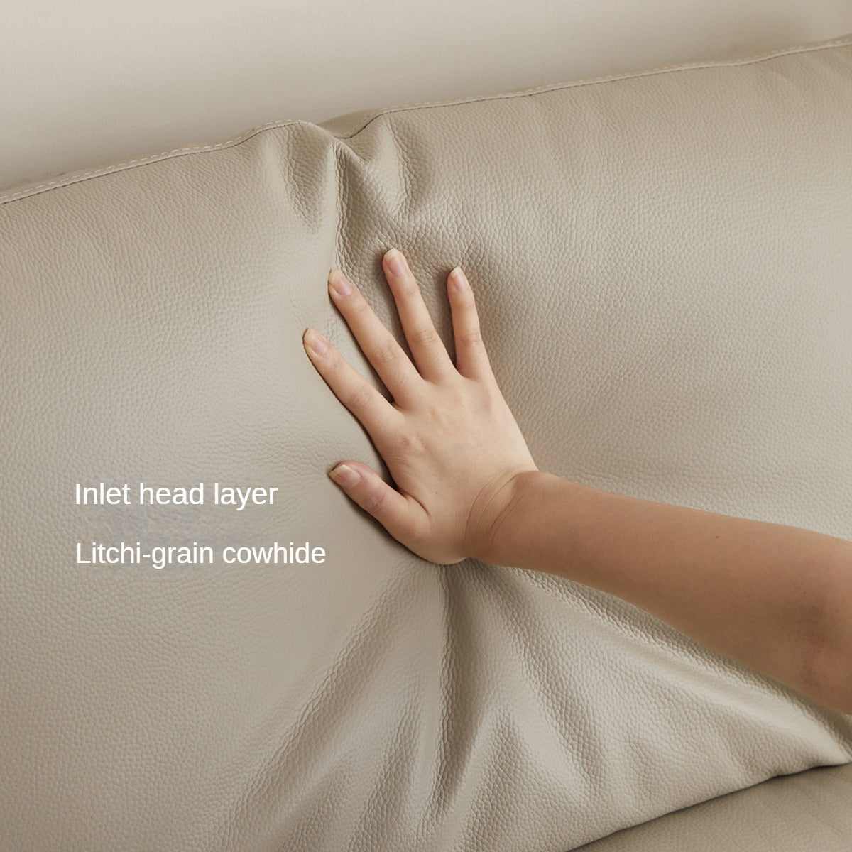 Leather Sofa Multifunctional Telescopic Electric Sofa.