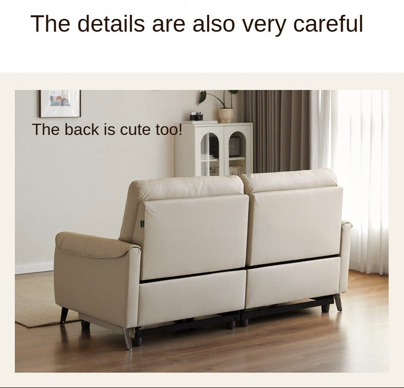 Genuine Leather Zero-Wall Electric Sofa