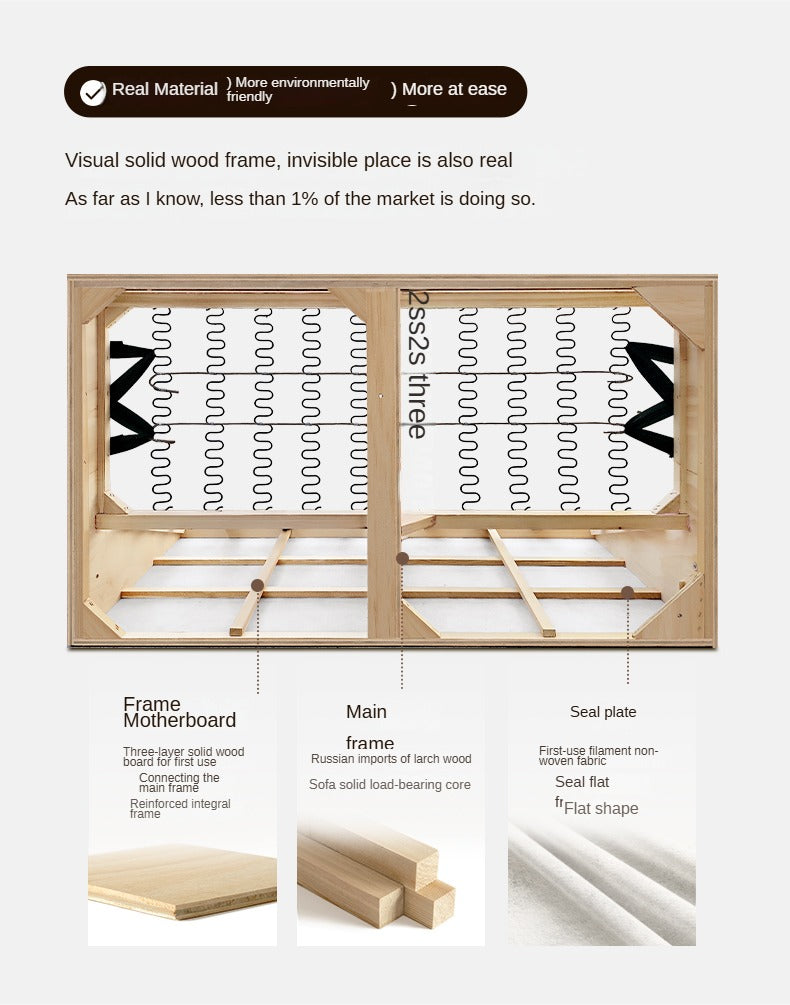 Leather Sofa Multifunctional Telescopic Electric Sofa.