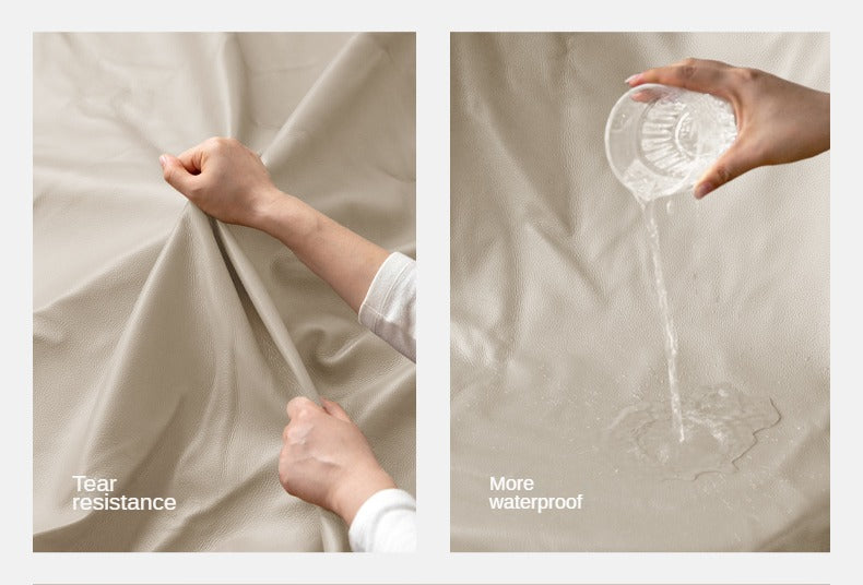 Leather Sofa Multifunctional Telescopic Electric Sofa.