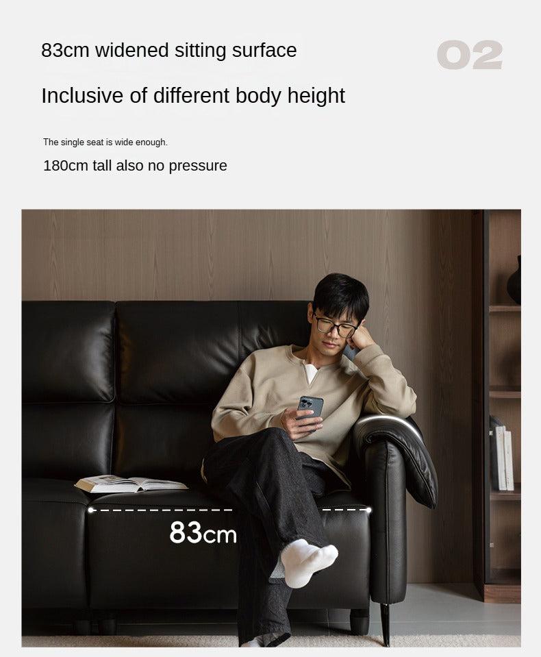 Leather Telescopic Electric Sofa Modern.