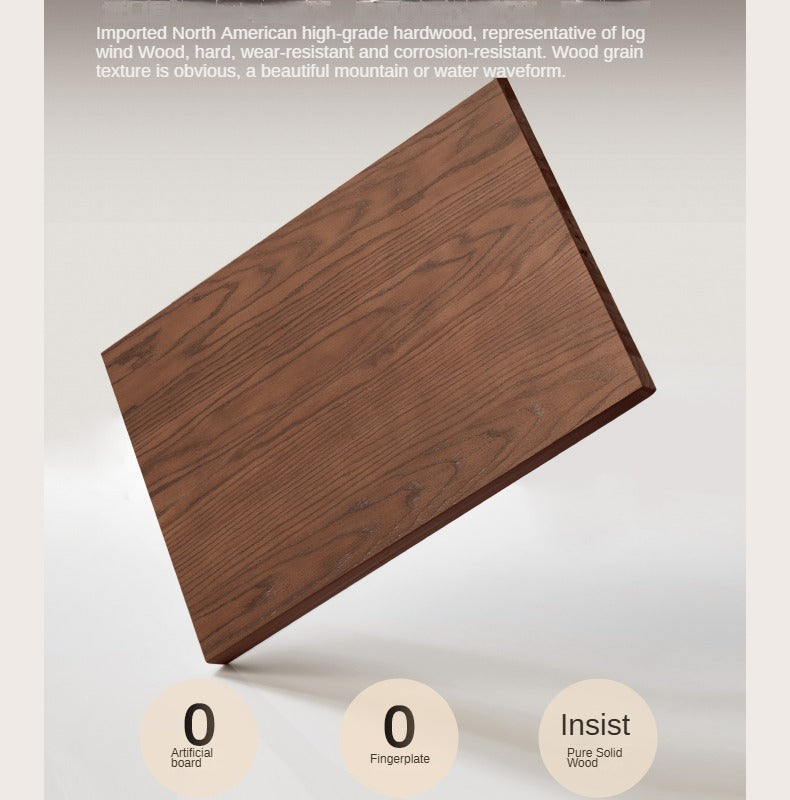 Oak Solid Wood Straight Sofa 4 fabrics color