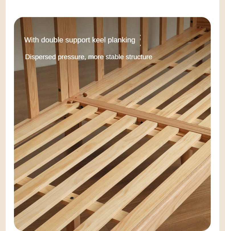 Oak, Ash Solid Wood genuine leather, fabrics High Back Sofa