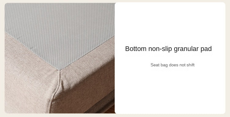 Oak Solid Wood Straight Sofa