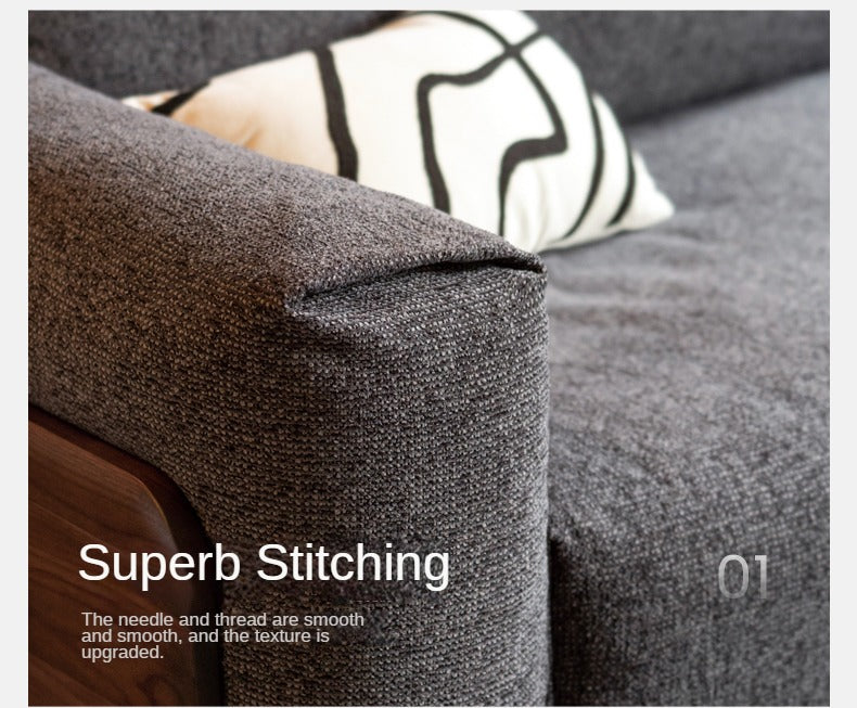 Black Walnut Solid Wood Italian Light Luxury.