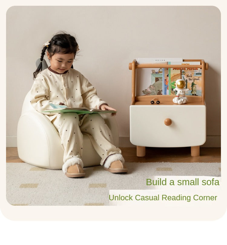 Beech Solid Wood Children's Nightstand.